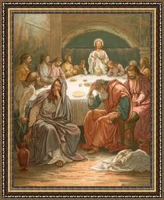 The Last Supper Framed Prints - The Last Supper by John Lawson