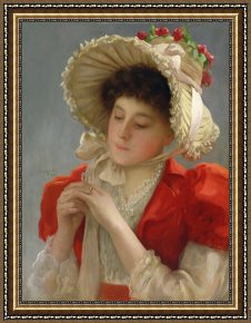 Romance Framed Prints - The Engagement Ring by John Shirley Fox