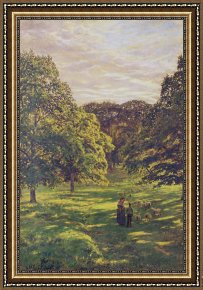 The Fairies a Scene Drawn From William Shakespeare Framed Paintings - Meadow Scene by John William Buxton Knight