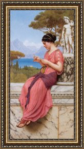 The Love Letter Framed Prints - The Love Letter by John William Godward