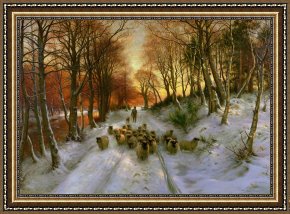 A Quiet Evening Framed Prints - Glowed with Tints of Evening Hours by Joseph Farquharson