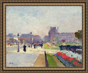 Jules Framed Prints - Avenue Paul Deroulede by Jules Ernest Renoux