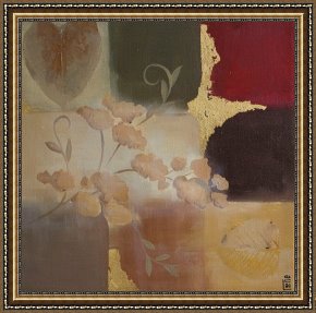 Floral Framed Prints - Autumn Accent Floral II by laurie maitland