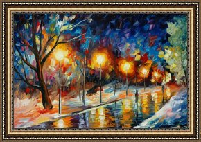 Beacon of Hope Framed Paintings - False Hopes by Leonid Afremov
