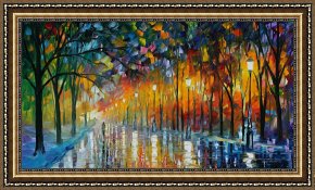Reflections of Portofino Framed Prints - Ice Reflections by Leonid Afremov