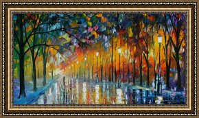 Reflections of Portofino Framed Prints - Ice Reflections by Leonid Afremov
