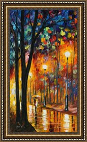 Misty Framed Prints - Misty Glow by Leonid Afremov