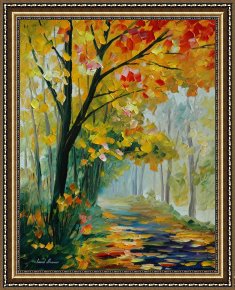 Path Framed Prints - Path To The Past by Leonid Afremov