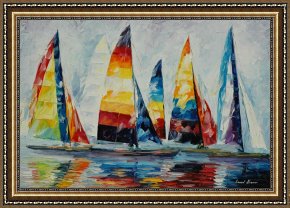 Royal Framed Prints - Royal Regatta by Leonid Afremov