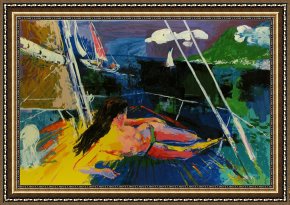 Belle Du Jour Framed Paintings - Jour Du Soleil by Leroy Neiman