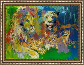 Hometown Pride Framed Prints - Lion's Pride by Leroy Neiman