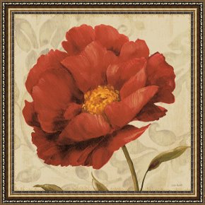Floral Framed Prints - Floral Romance I by Lisa Audit