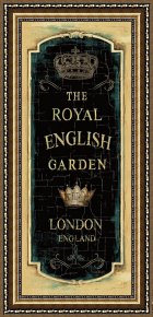 Royal Framed Prints - Garden View Ix Royal English by Lisa Audit