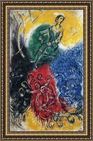 J.f.k. in Berlin, 1963 Framed Prints - Music 1963 by Marc Chagall