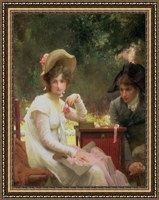 The Love Letter Framed Prints - In Love by Marcus Stone