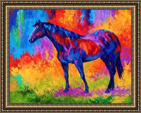 City by The Bay Framed Paintings - Bay Mare II by Marion Rose
