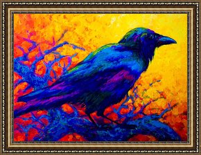 Saba at The Balcony VIII Black Dress Framed Prints - Black Onyx - Raven by Marion Rose