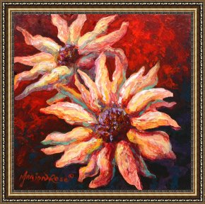 Floral Framed Prints - Floral Mini by Marion Rose