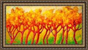 The Inferno, Canto 8, Lines 2729 Soon As Both Embark Framed Prints - Tree Line by Marion Rose