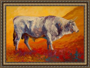 Meadow Angels - White Poppies Framed Prints - White Bull by Marion Rose