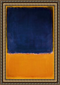 Untitled C.1951 Framed Paintings - Untitled c.1950 by Mark Rothko
