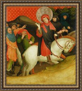 The Incredulity of Saint Thomas Framed Paintings - The Mocking of Saint Thomas by Master Francke