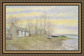 A Place Framed Prints - The Turning Place Lower Quay Road Hook Pembrokeshire by Maurice Sheppard