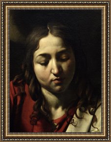 The Last Supper Framed Prints - The Supper At Emmaus by Michelangelo Merisi da Caravaggio