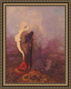 Odilon Redon Framed Prints - The Dream by Odilon Redon