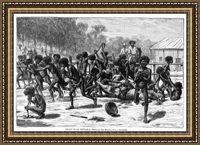 Swine, 19th Century Framed Prints - ABORIGINES, 19th CENTURY by Others