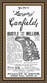 Advertisement Framed Prints - Advertisement: Bustle by Others