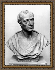 Bust Framed Prints - Alexander Pope (1688-1744) by Others