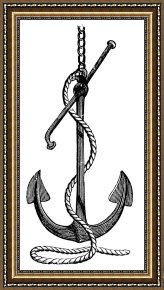 Swine, 19th Century Framed Prints - ANCHOR, 19th CENTURY by Others