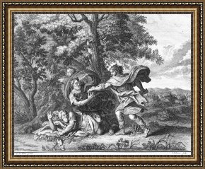 Atalanta And Meleager Framed Prints - Atalanta And Meleager by Others