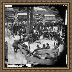 Cold Framed Paintings - Cold Harbor, 1864 by Others