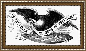 Swine, 19th Century Framed Prints - EAGLE, 19th CENTURY by Others