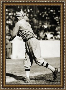 Walking The Plank Framed Paintings - Eddie Plank (1875-1926) by Others