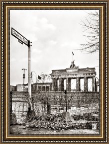 C1961 Framed Paintings - GERMANY: BERLIN, c1961 by Others