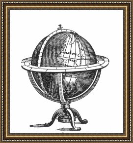 Swine, 19th Century Framed Prints - GLOBE, 19th CENTURY by Others
