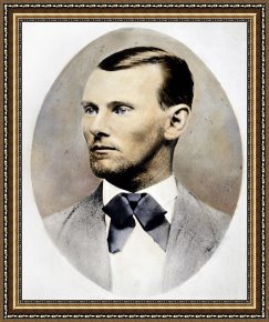 Jesse Framed Paintings - Jesse James (1847-1882) by Others
