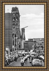 J.f.k. in Berlin, 1963 Framed Prints - J.f.k. In Berlin, 1963 by Others