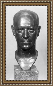 Bust Framed Prints - John Galsworthy (1867-1933) by Others