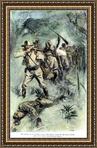 La Casa E I Papaveri Framed Prints - Las Guasimas, Cuba, 1898 by Others