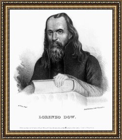 Lorenzo Framed Prints - Lorenzo Dow (1777-1834) by Others