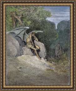 Eden Framed Paintings - Milton: Paradise Lost by Others