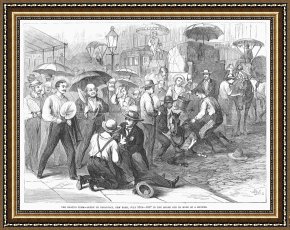 Waves, Framed Prints - New York: Heat Wave, 1868 by Others
