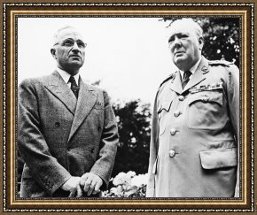 Berlin Framed Paintings - Potsdam Conference, 1945 by Others