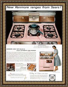 Advertisement Framed Prints - Stove Advertisement, 1957 by Others