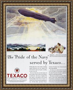 Advertisement Framed Prints - Texaco Advertisement, 1930 by Others