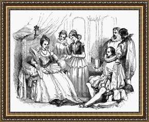 The Fairies a Scene Drawn From William Shakespeare Framed Paintings - William Shakespeare by Others